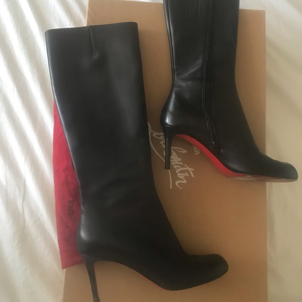 Pre-owned.Christian Louboutin  Simple Botta 70Calf